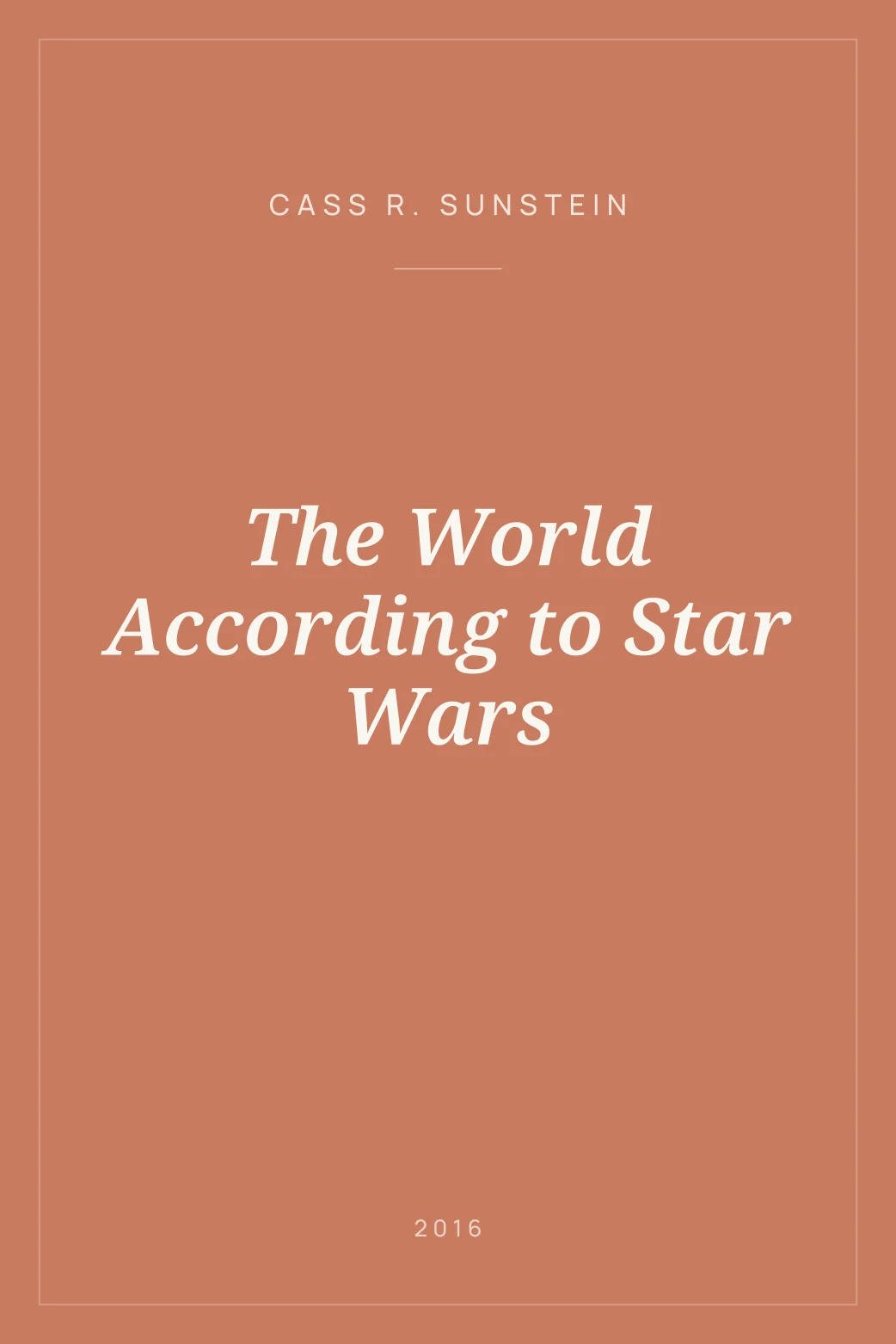 Portada de The World According to Star Wars