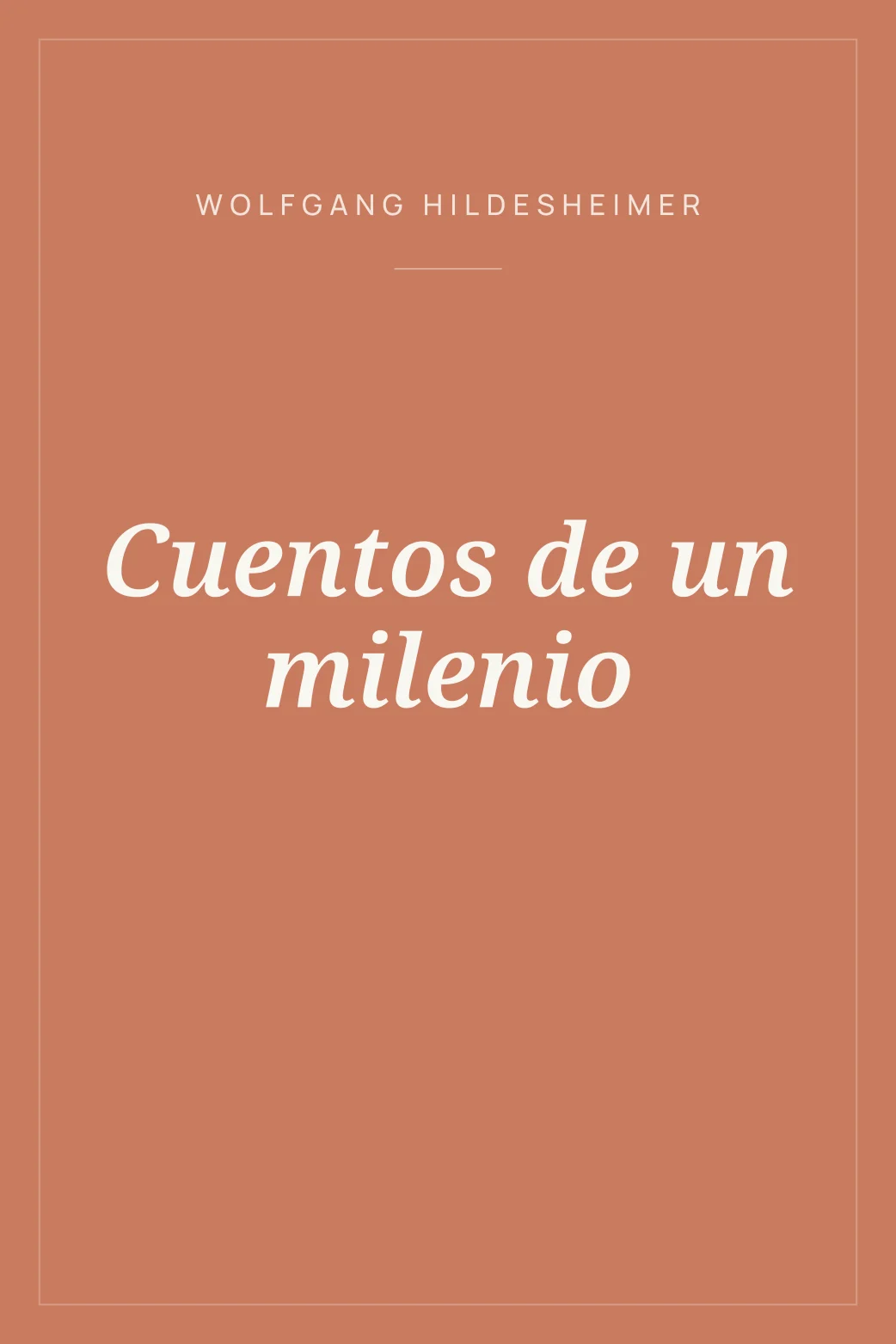 Portada de Cuentos de un milenio