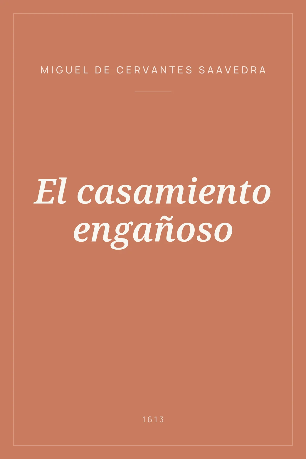 Portada de El casamiento engañoso