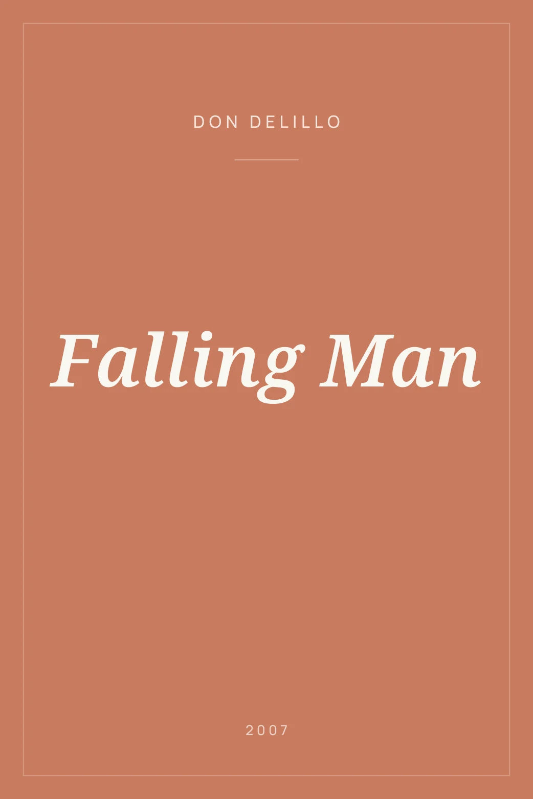 Portada de Falling Man