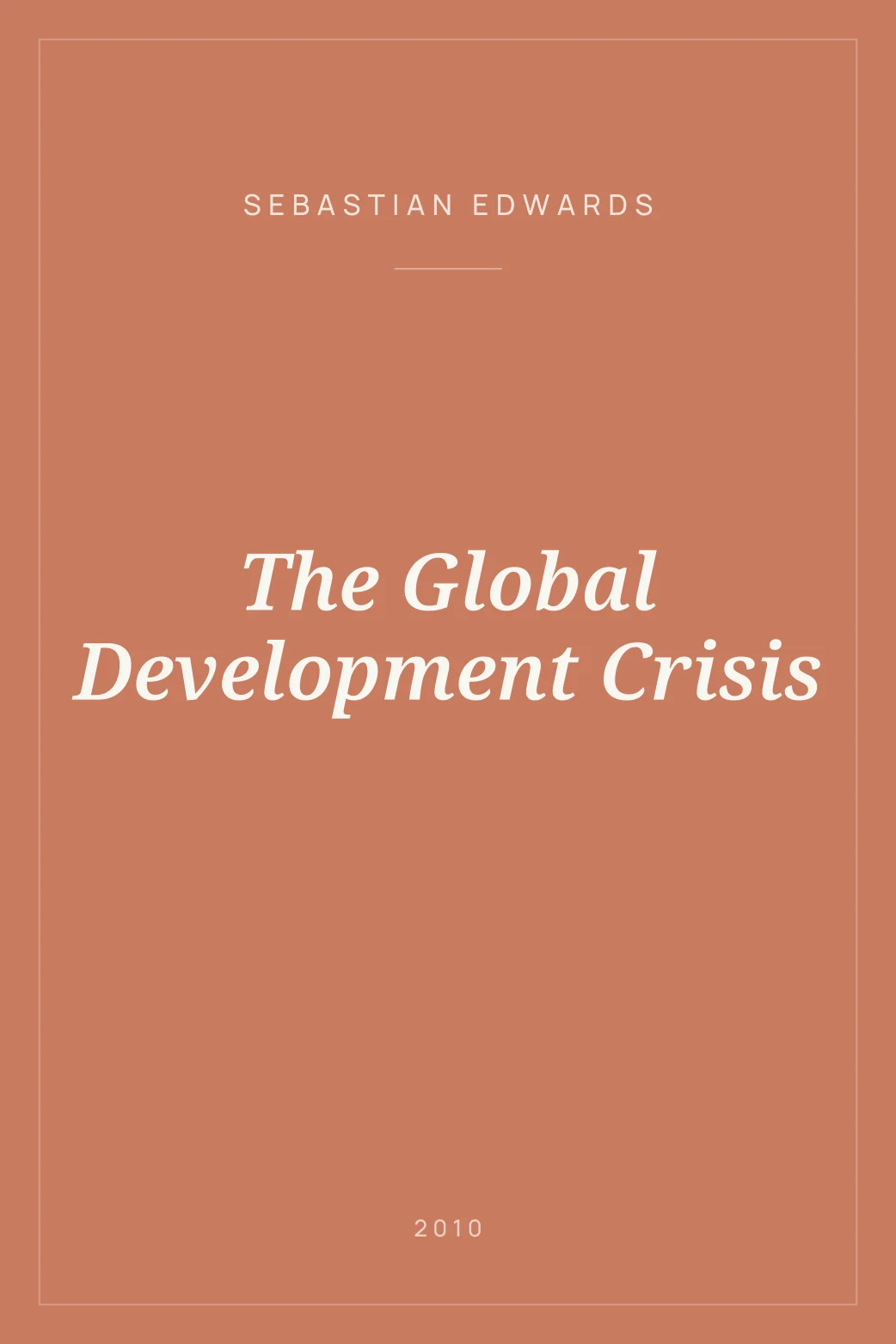 Portada de The Global Development Crisis