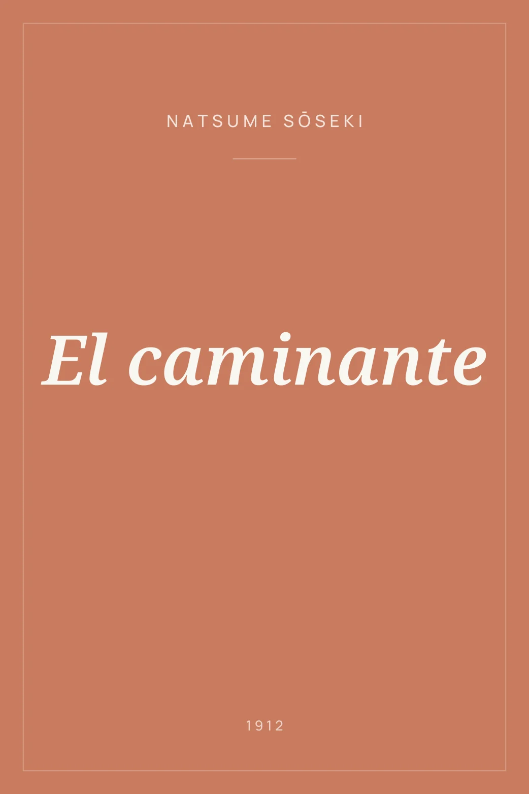 Portada de El caminante