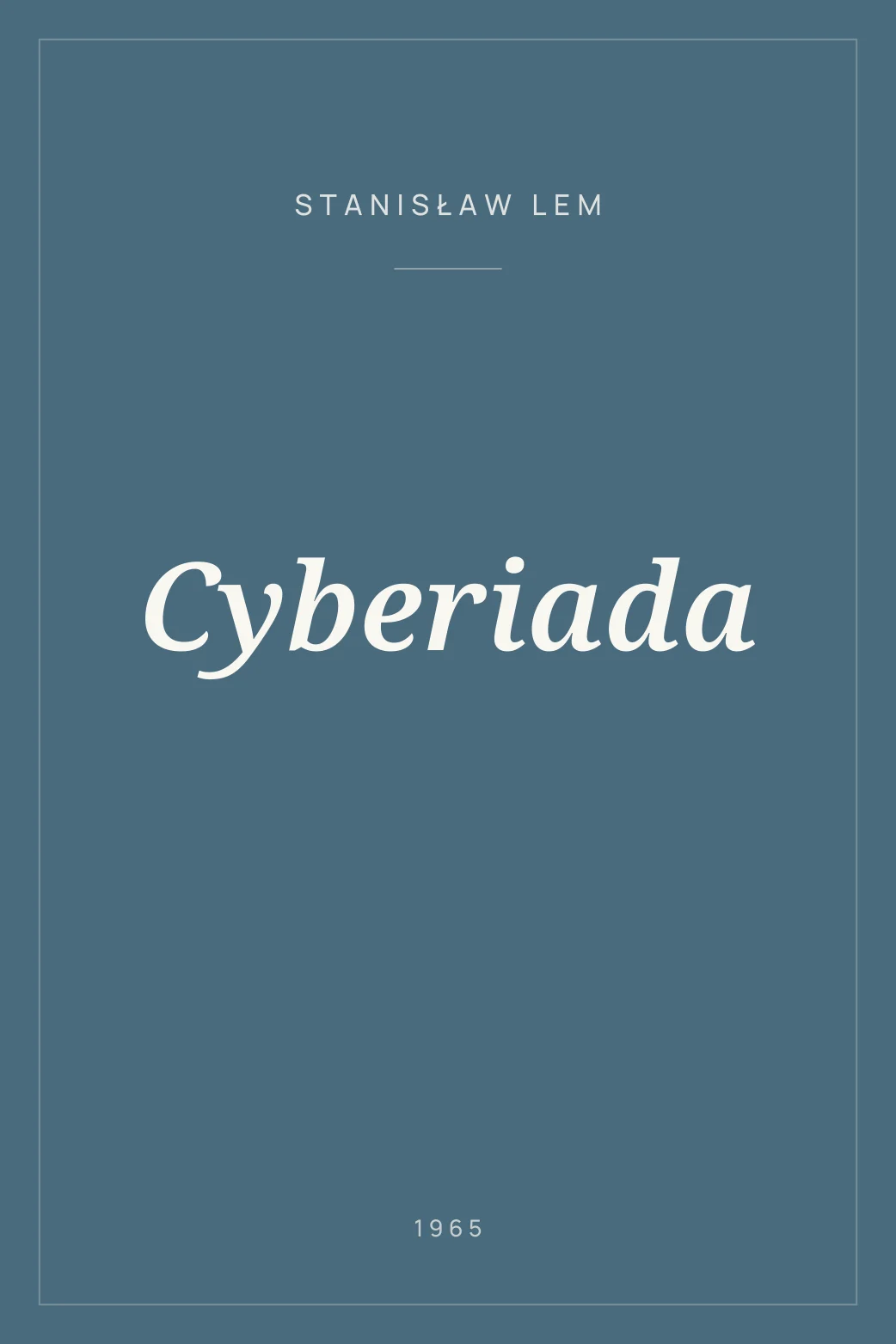 Portada de Cyberiada