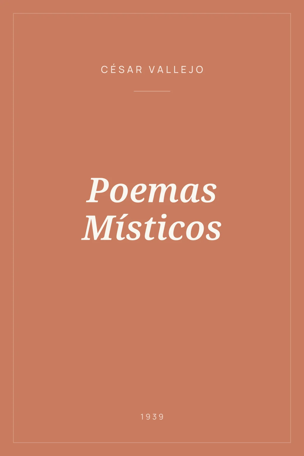 Portada de Poemas Místicos