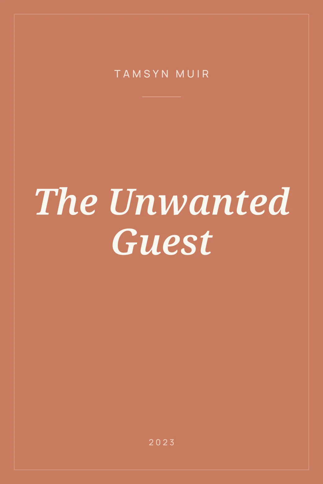 Portada de The Unwanted Guest