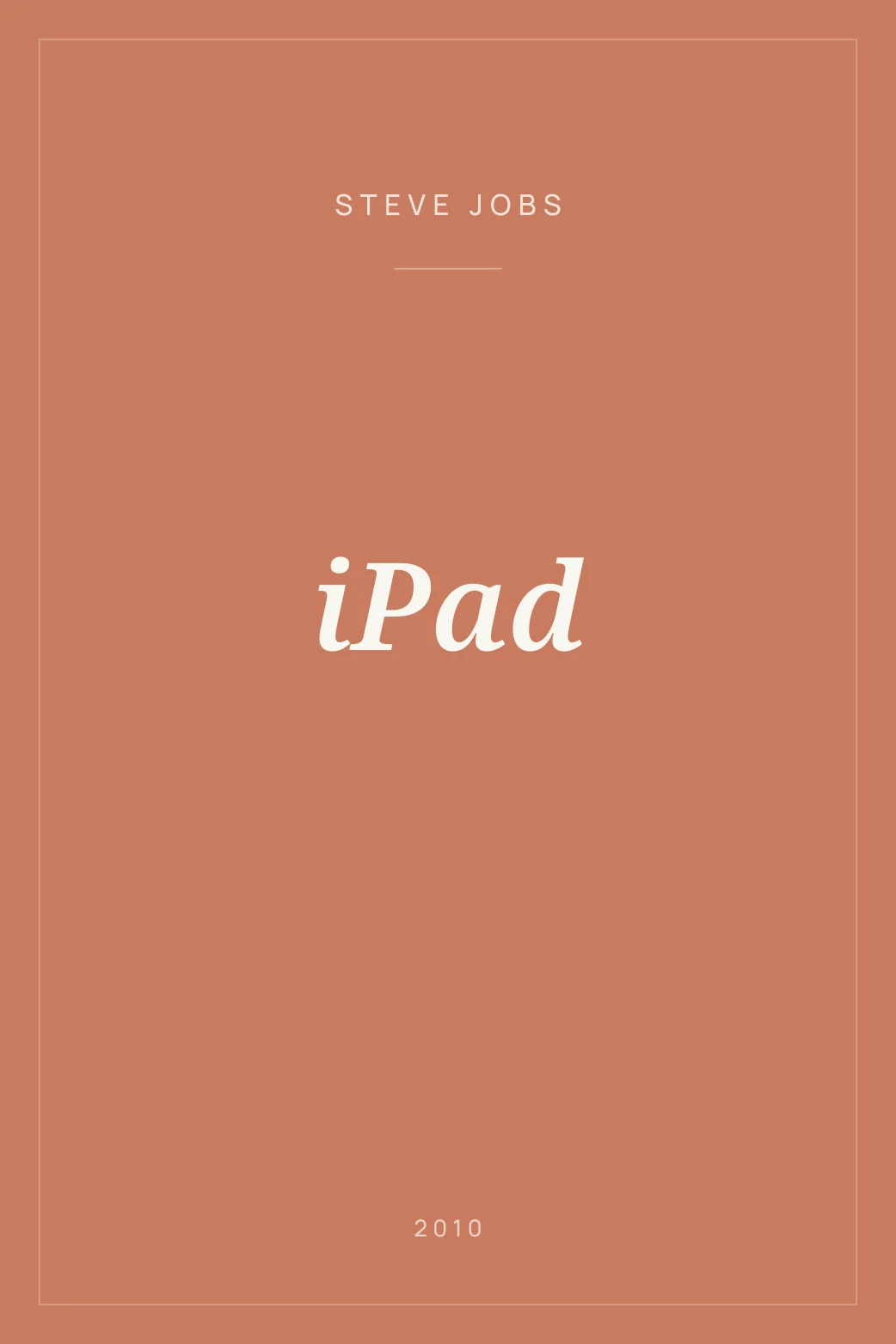 Portada de iPad