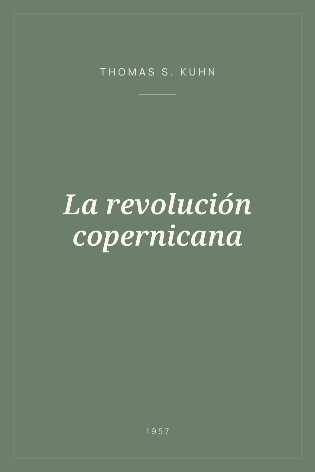 Portada de La revolución copernicana
