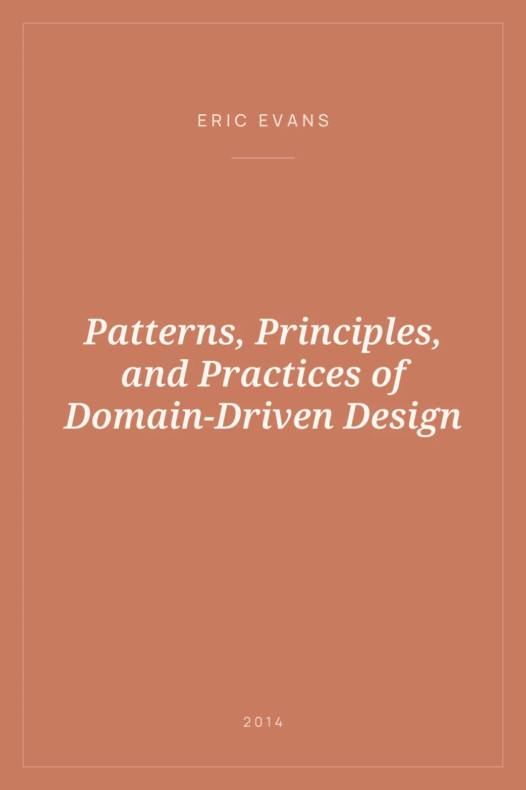 Portada de Patterns, Principles, and Practices of Domain-Driven Design
