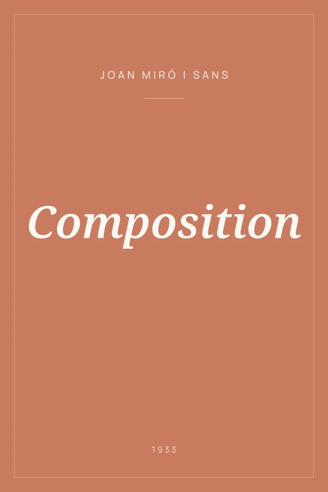 Portada de Composition