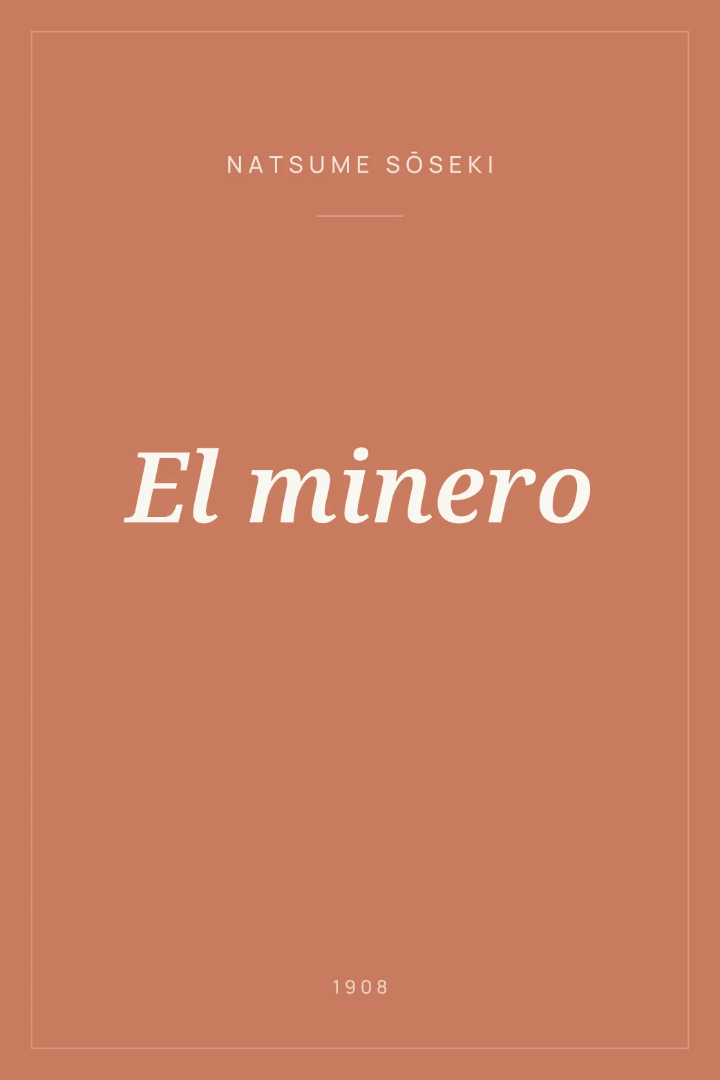 Portada de El minero