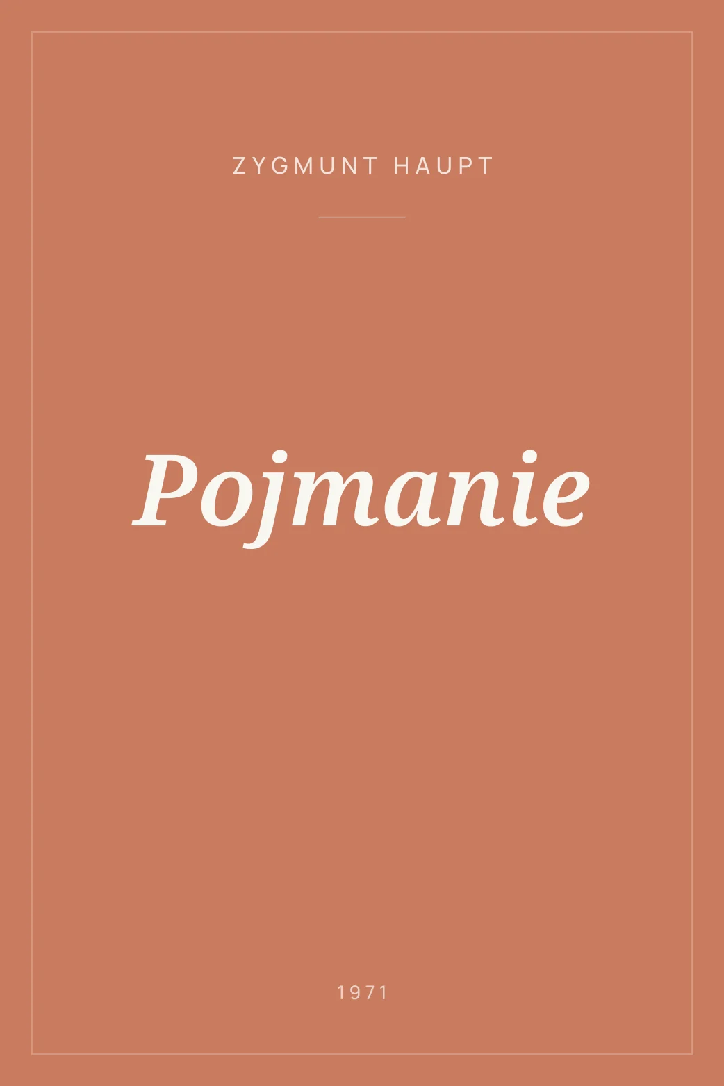 Portada de Pojmanie