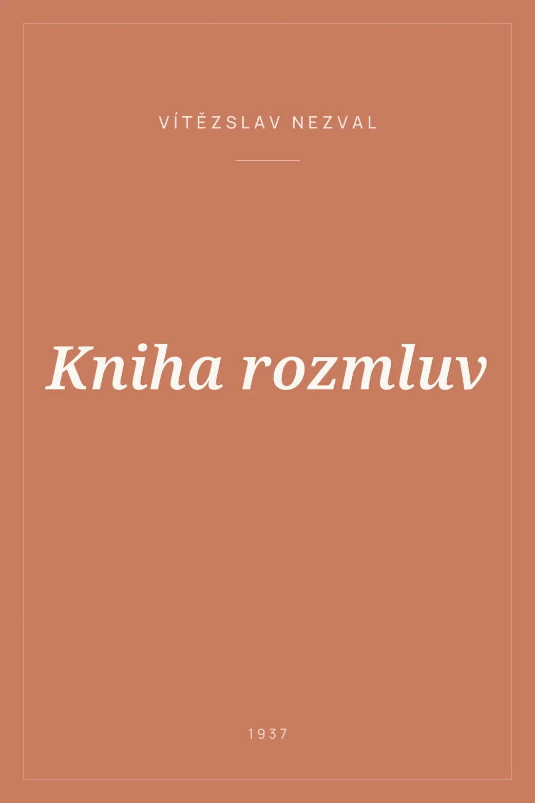 Portada de Kniha rozmluv