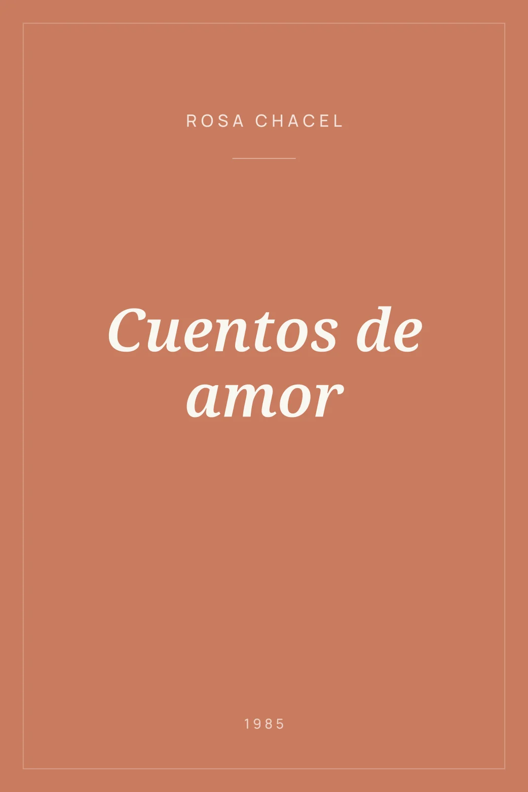 Portada de Cuentos de amor