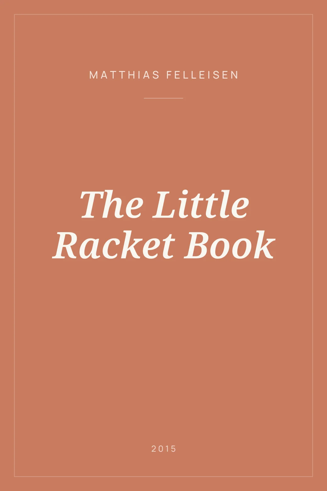 Portada de The Little Racket Book