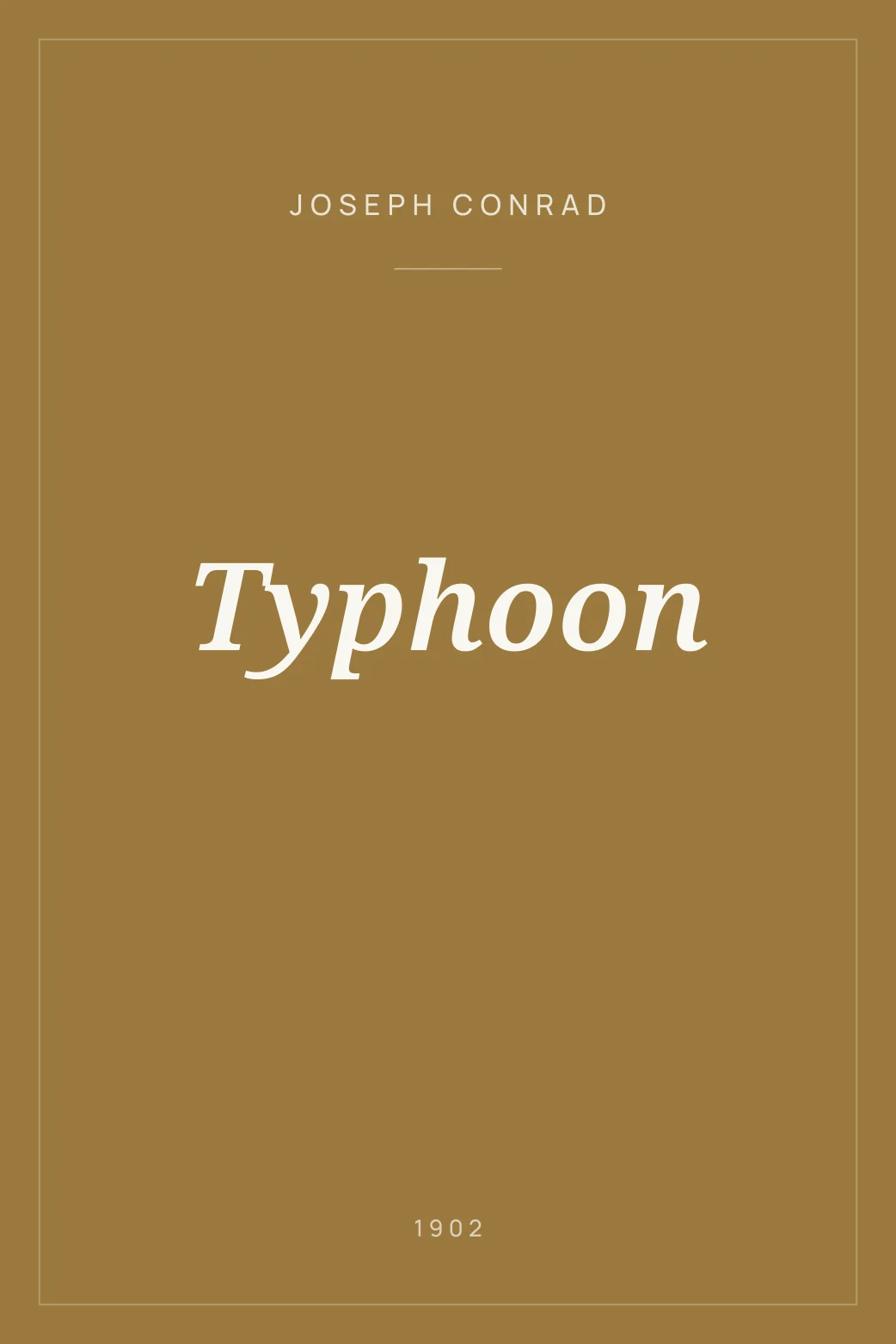 Portada de Typhoon