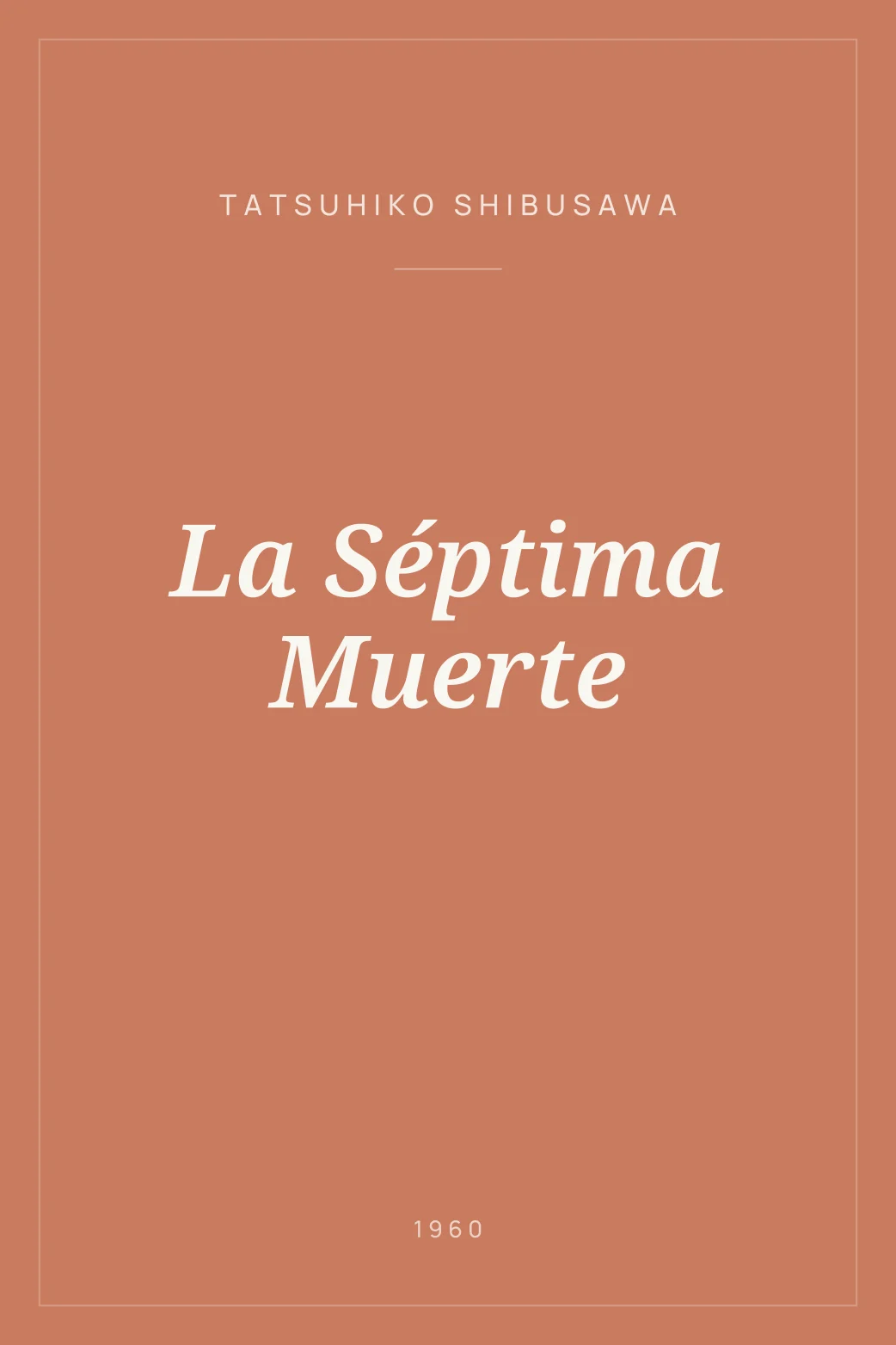 Portada de La Séptima Muerte