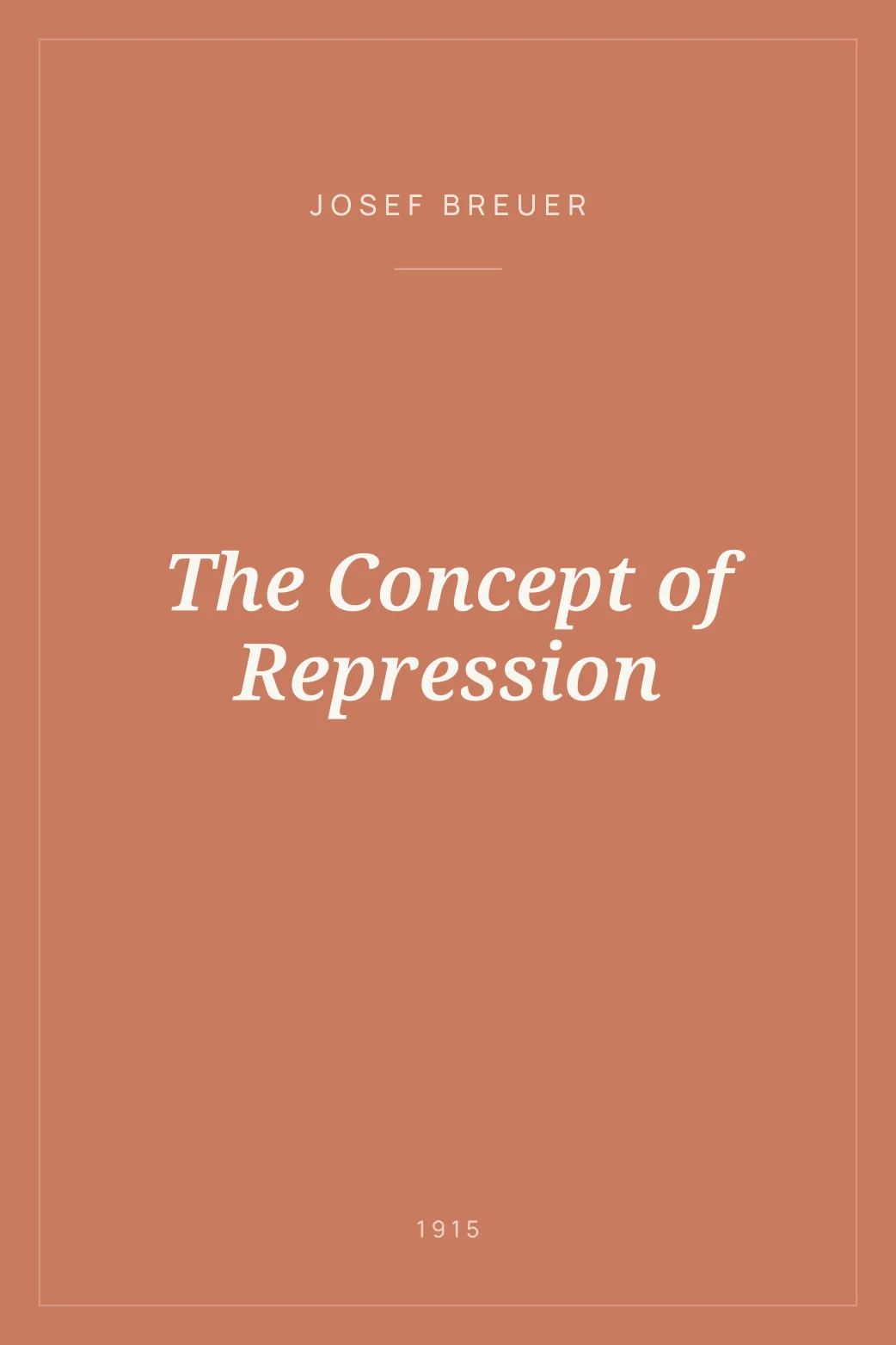 Portada de The Concept of Repression