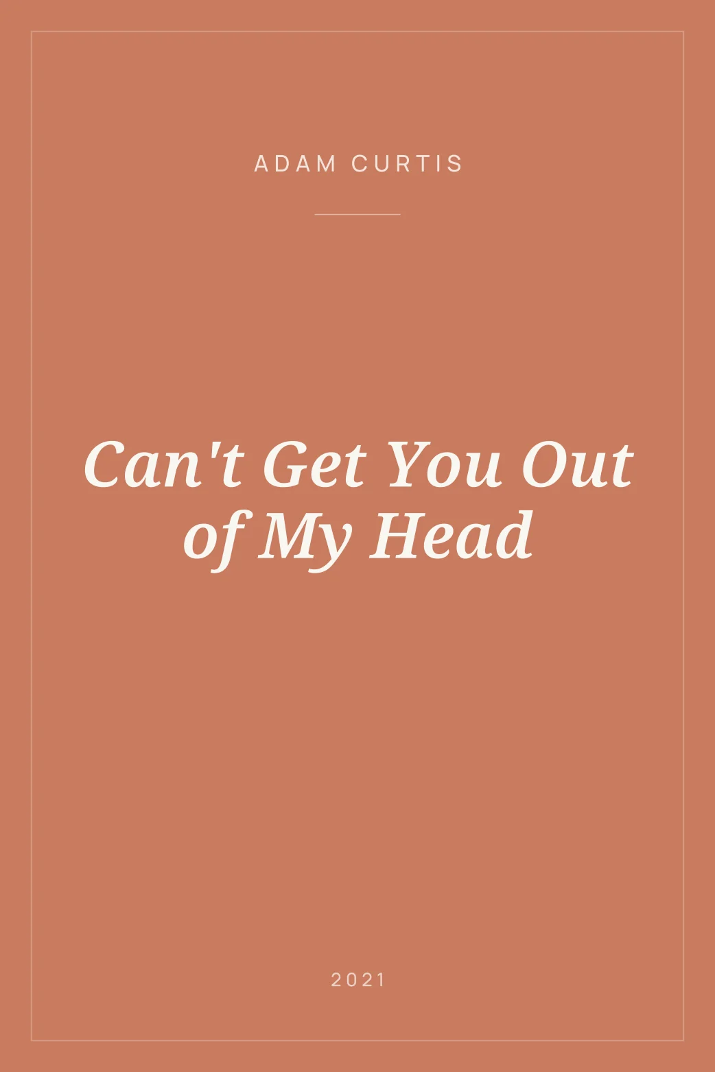 Portada de Can't Get You Out of My Head