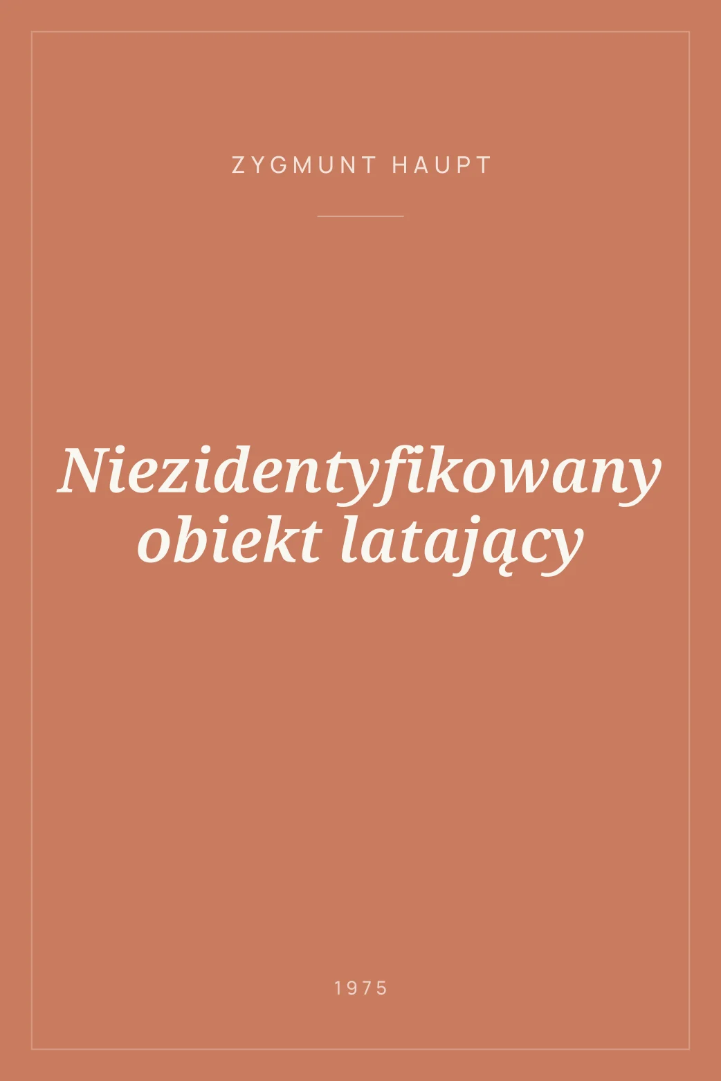Portada de Niezidentyfikowany obiekt latający