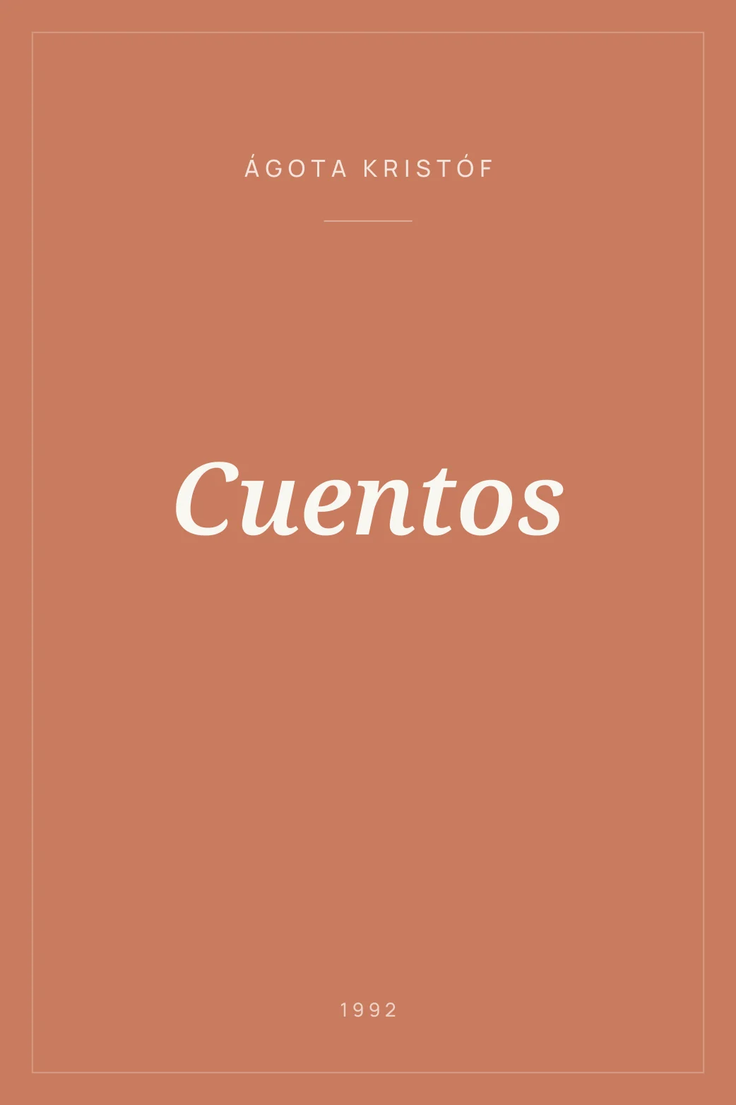 Portada de Cuentos