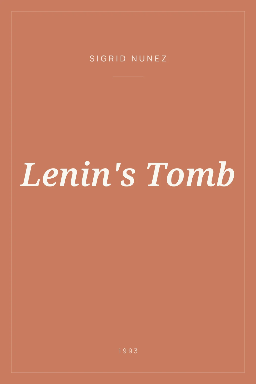 Portada de Lenin's Tomb
