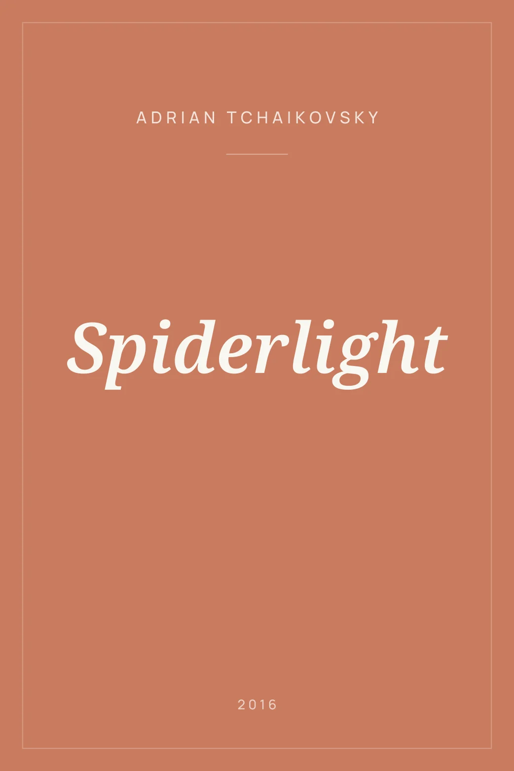 Portada de Spiderlight