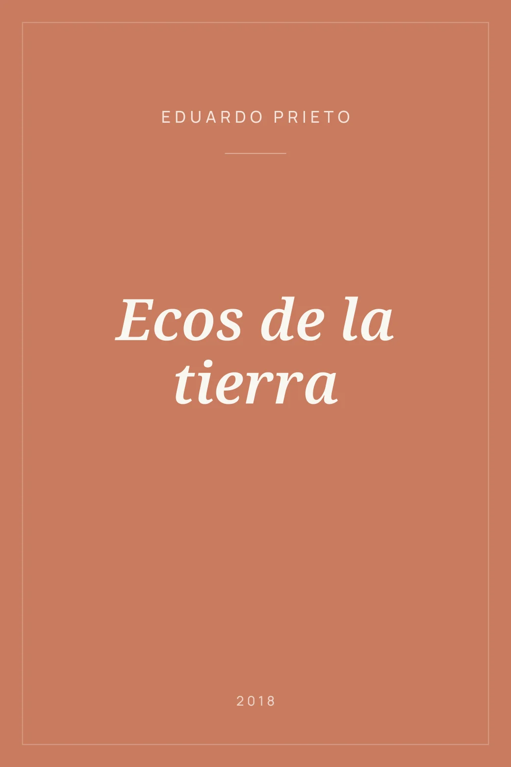 Portada de Ecos de la tierra