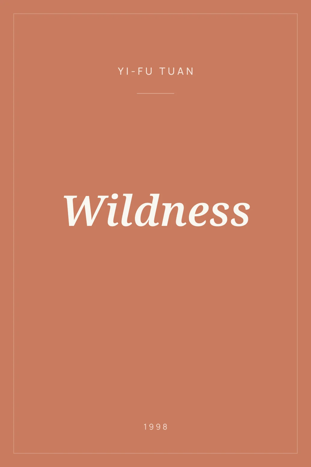 Portada de Wildness