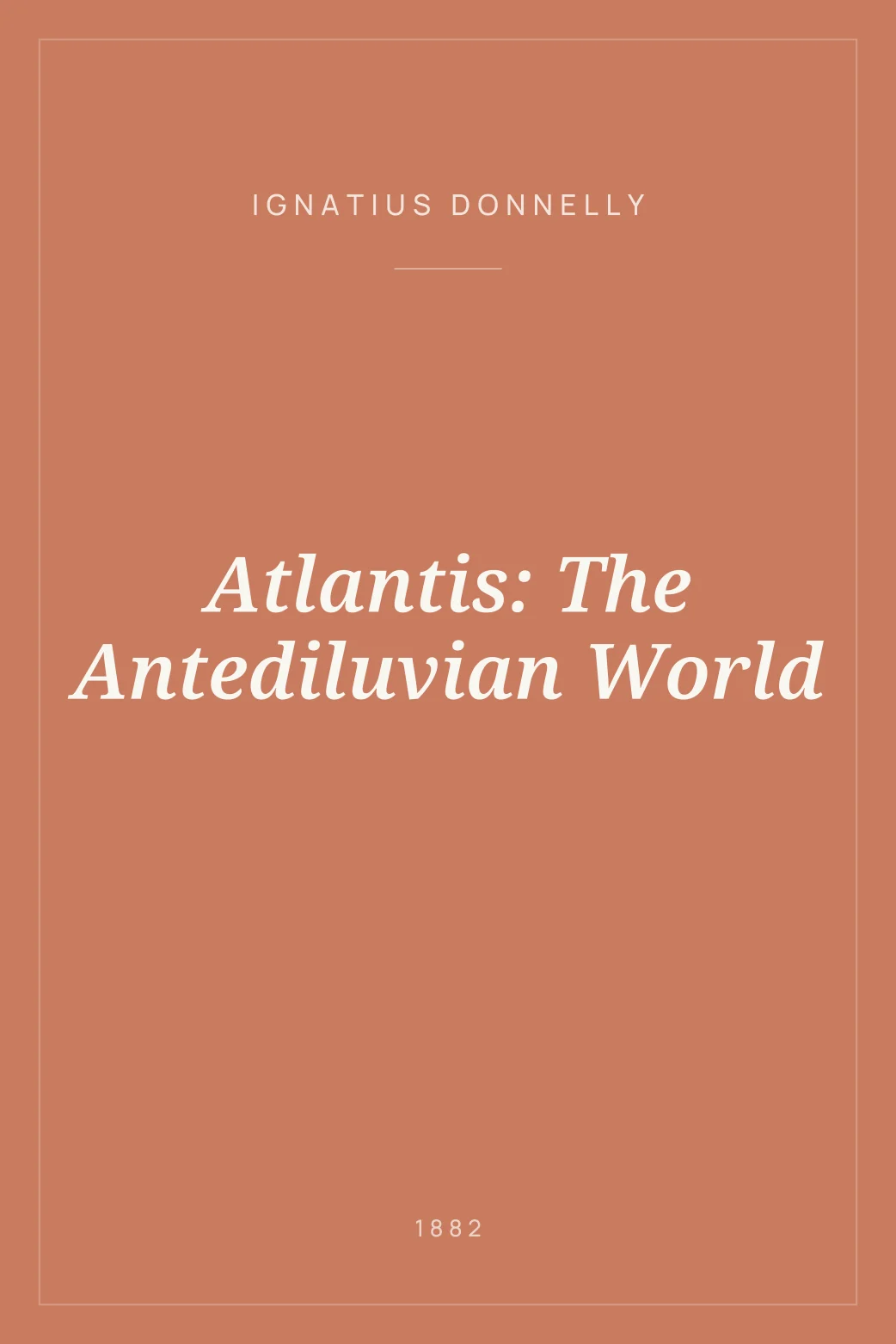 Portada de Atlantis: The Antediluvian World