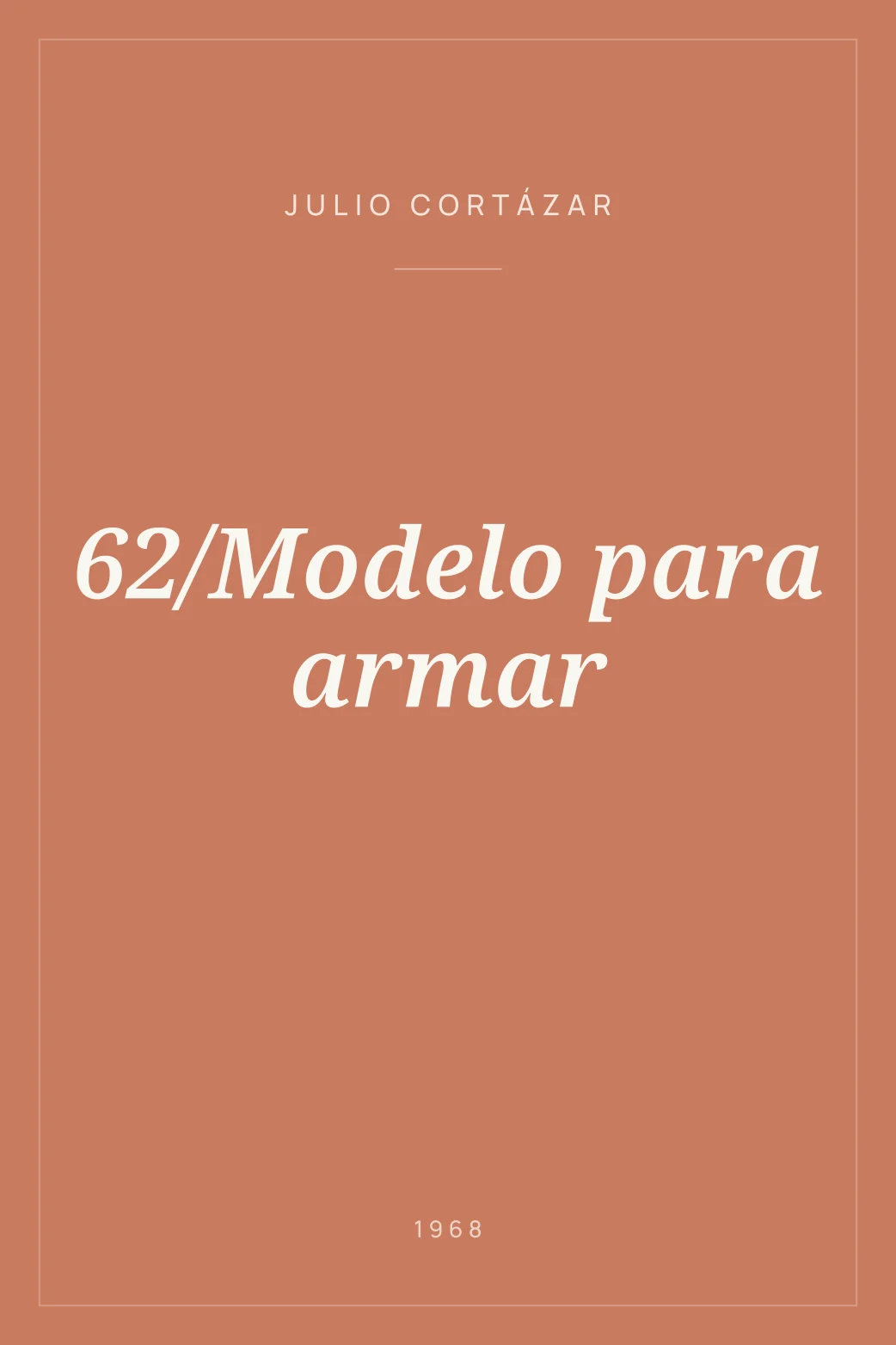 Portada de 62/Modelo para armar