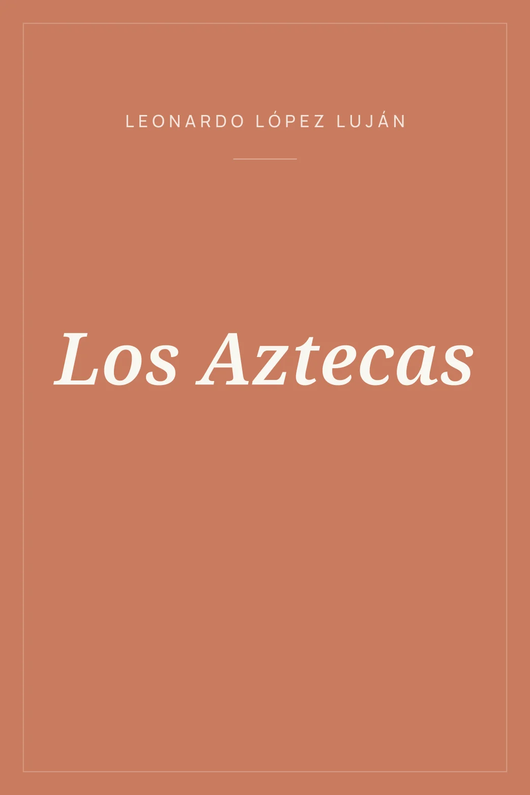 Portada de Los Aztecas