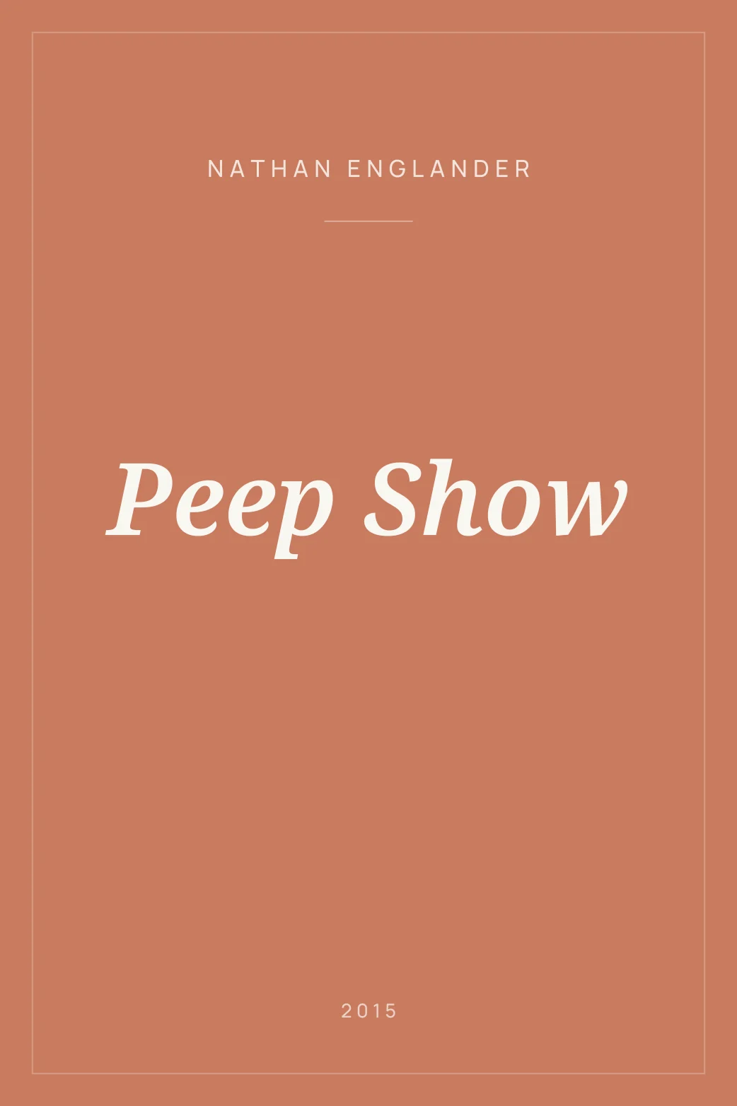 Portada de Peep Show