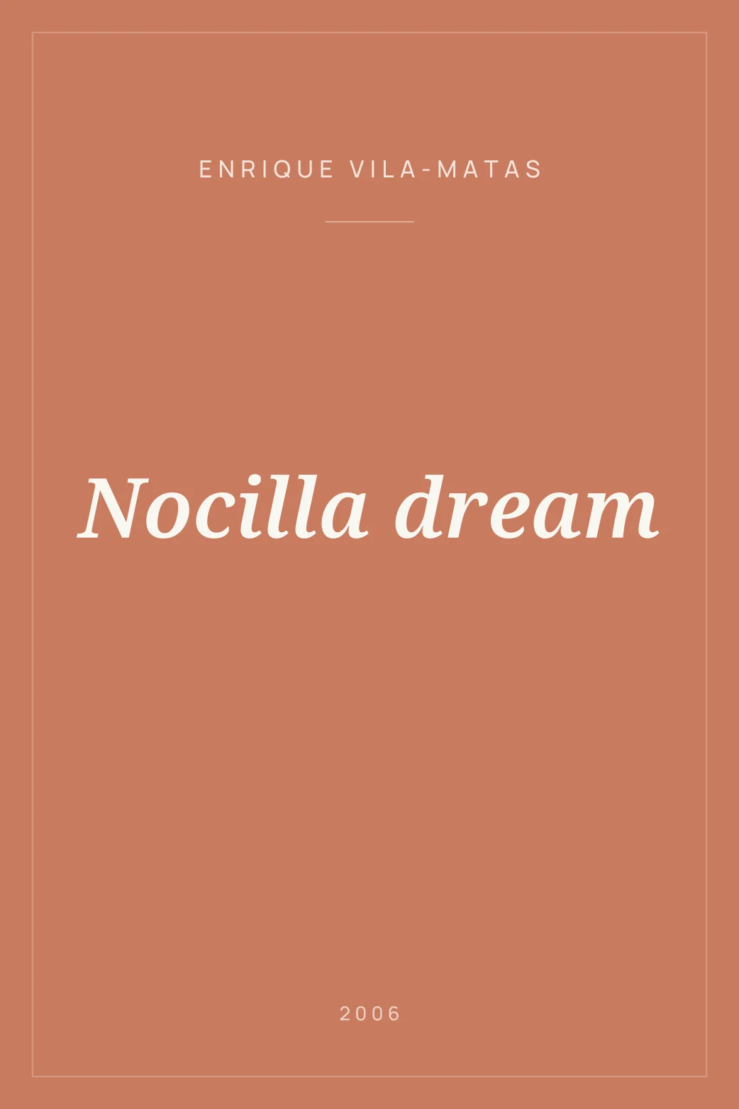 Portada de Nocilla dream