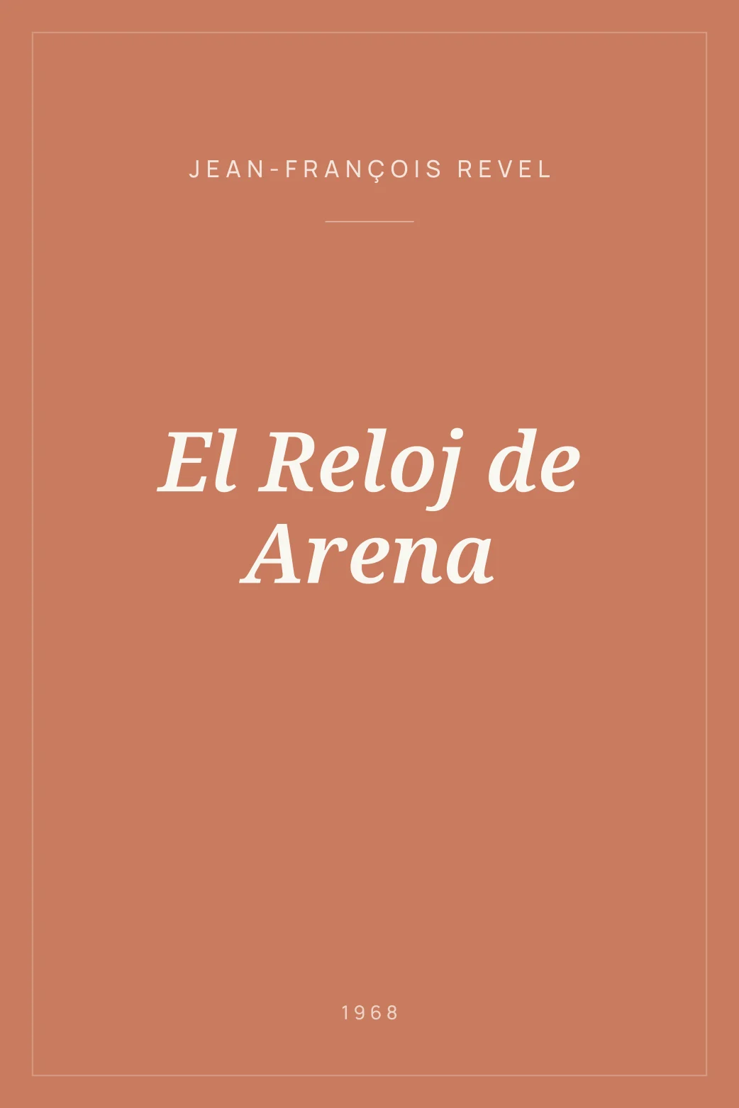 Portada de El Reloj de Arena