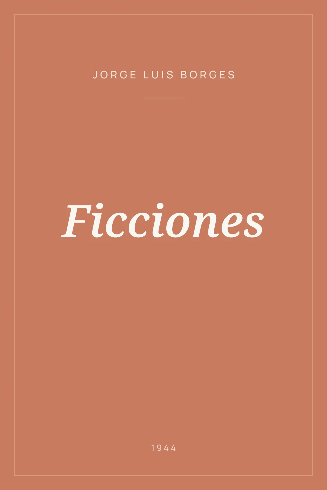 Portada de Ficciones
