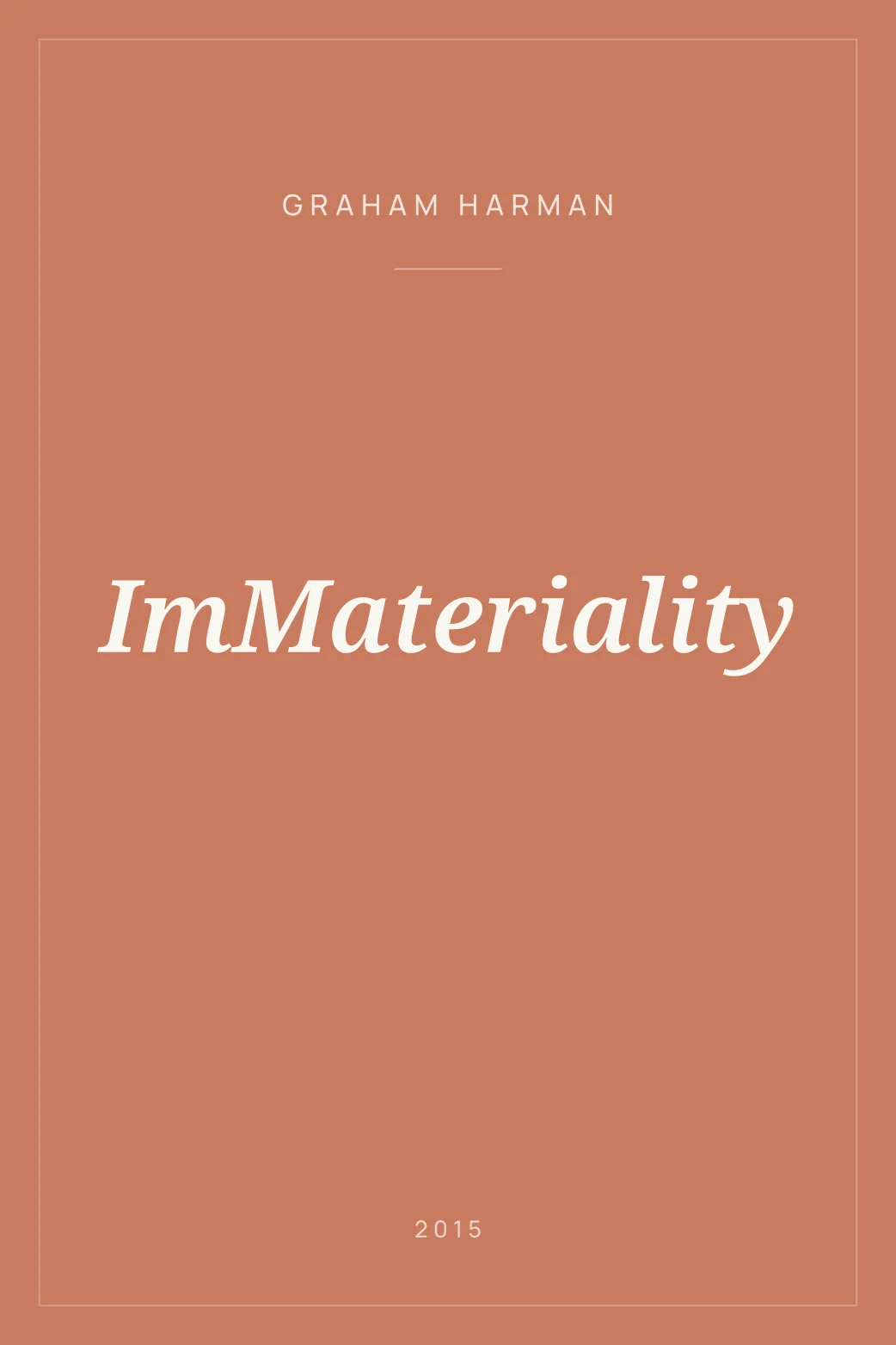 Portada de ImMateriality
