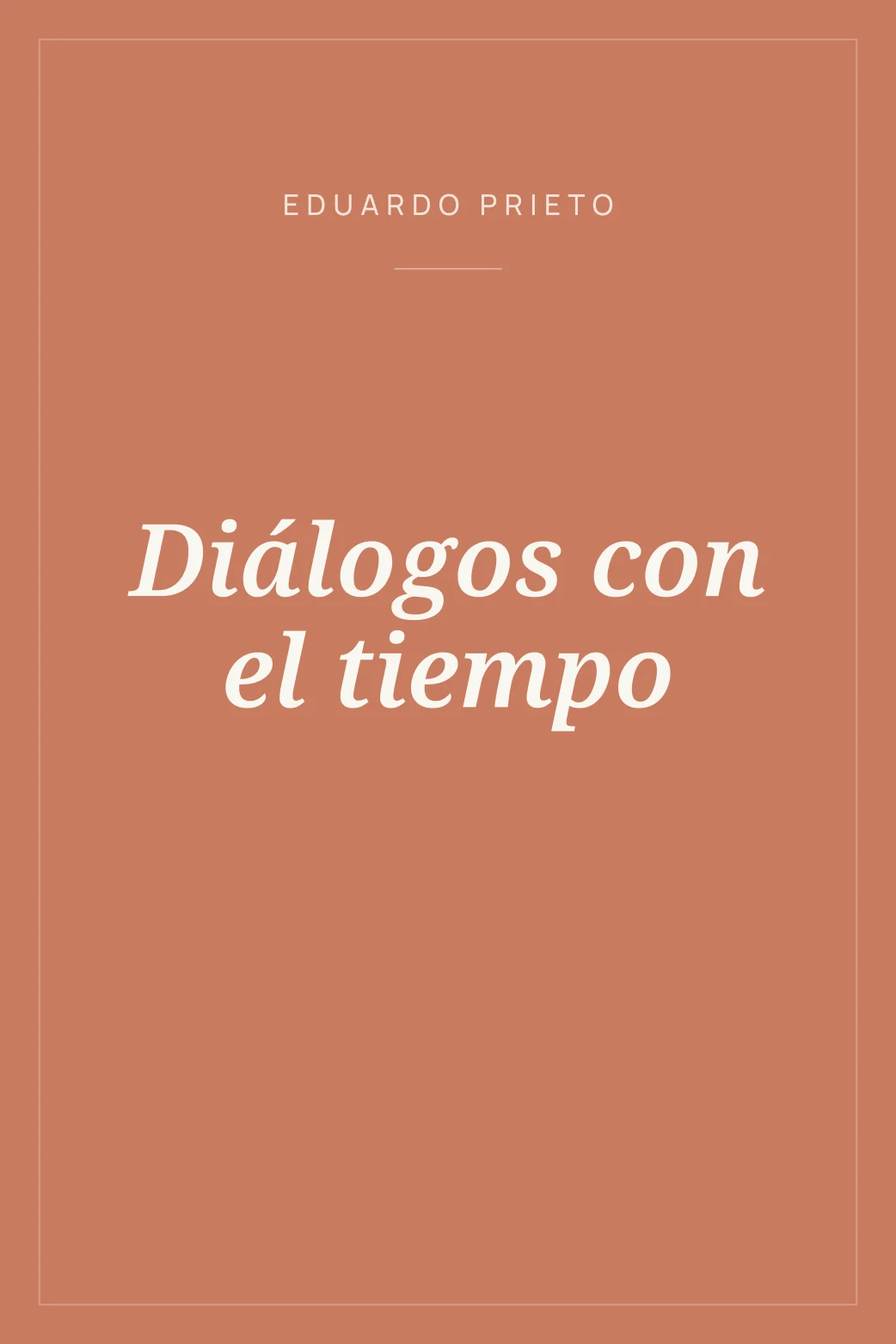 Portada de Diálogos con el tiempo