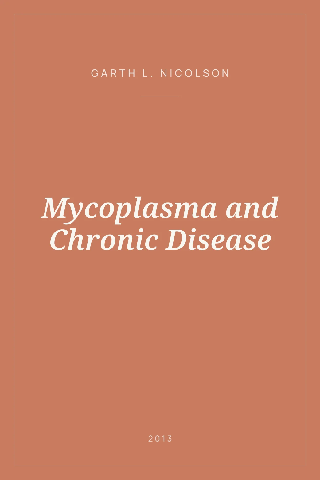 Portada de Mycoplasma and Chronic Disease