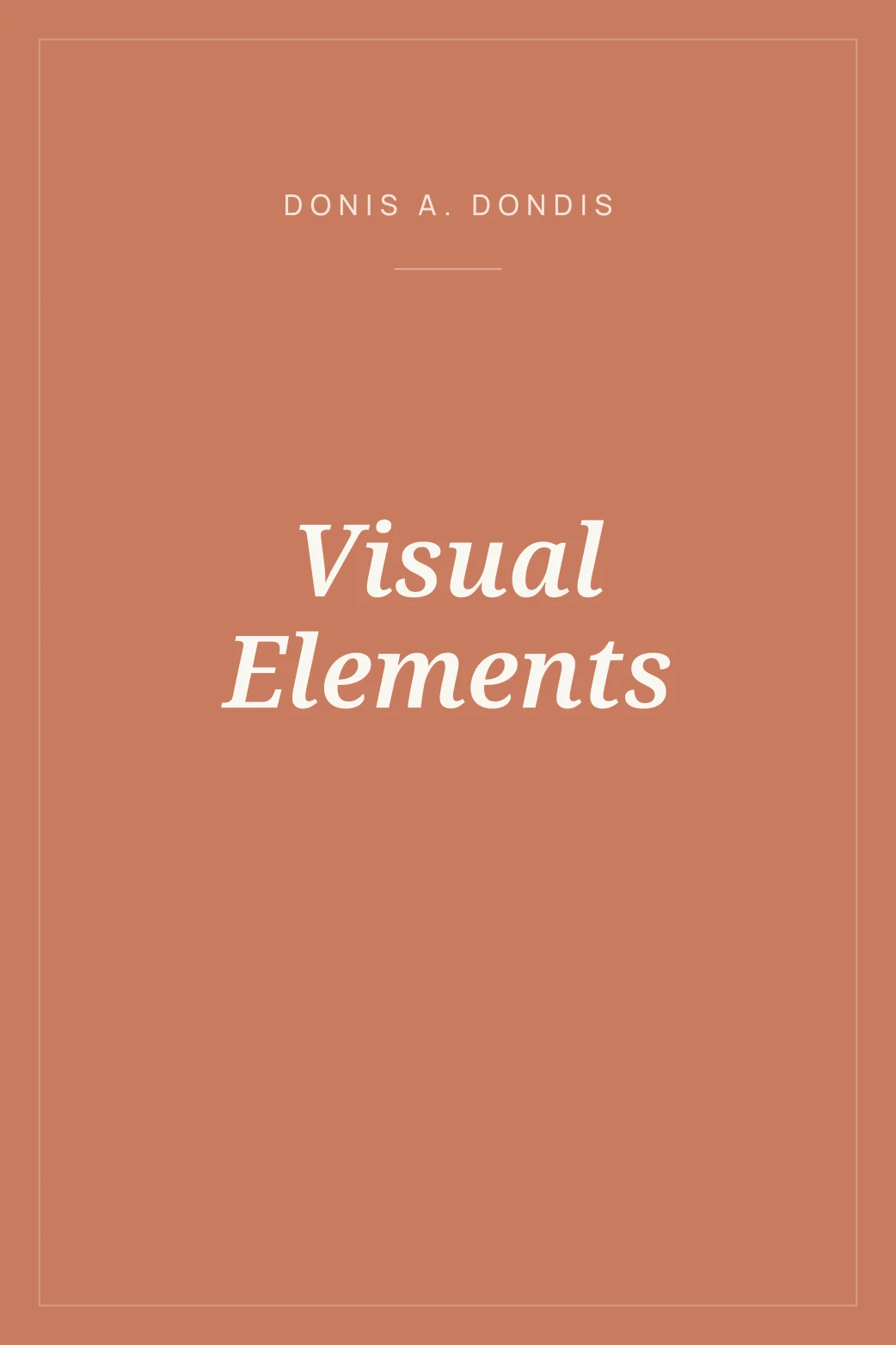 Portada de Visual Elements