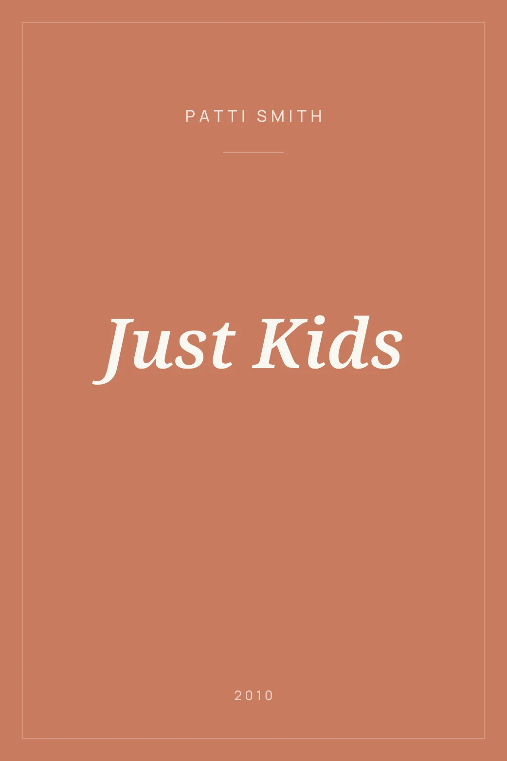 Portada de Just Kids