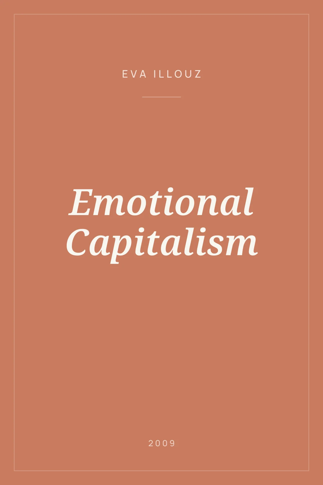 Portada de Emotional Capitalism