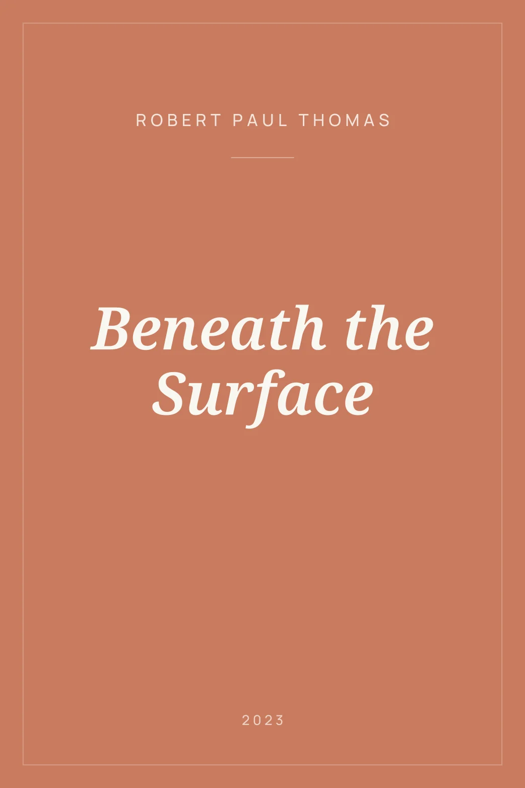 Portada de Beneath the Surface
