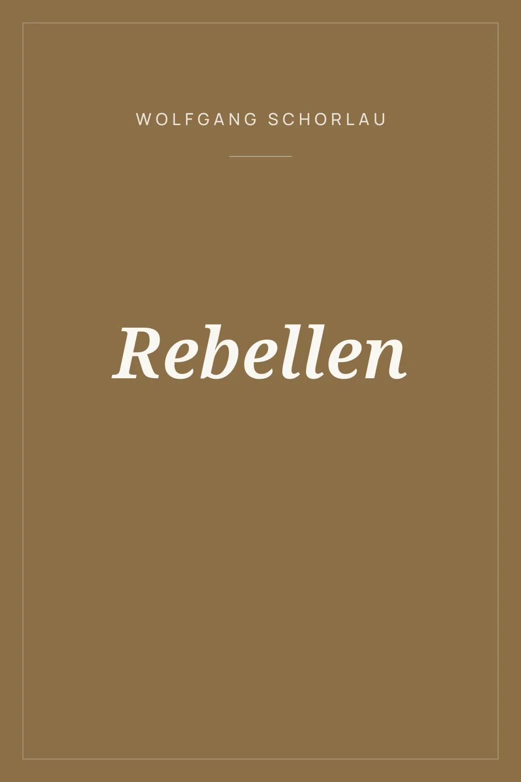 Portada de Rebellen