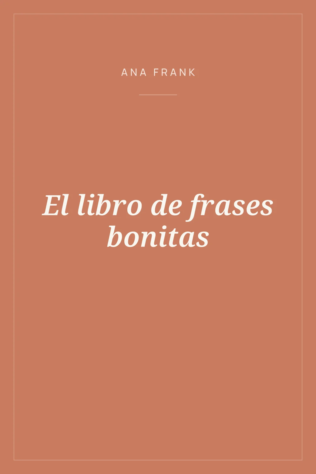 Portada de El libro de frases bonitas
