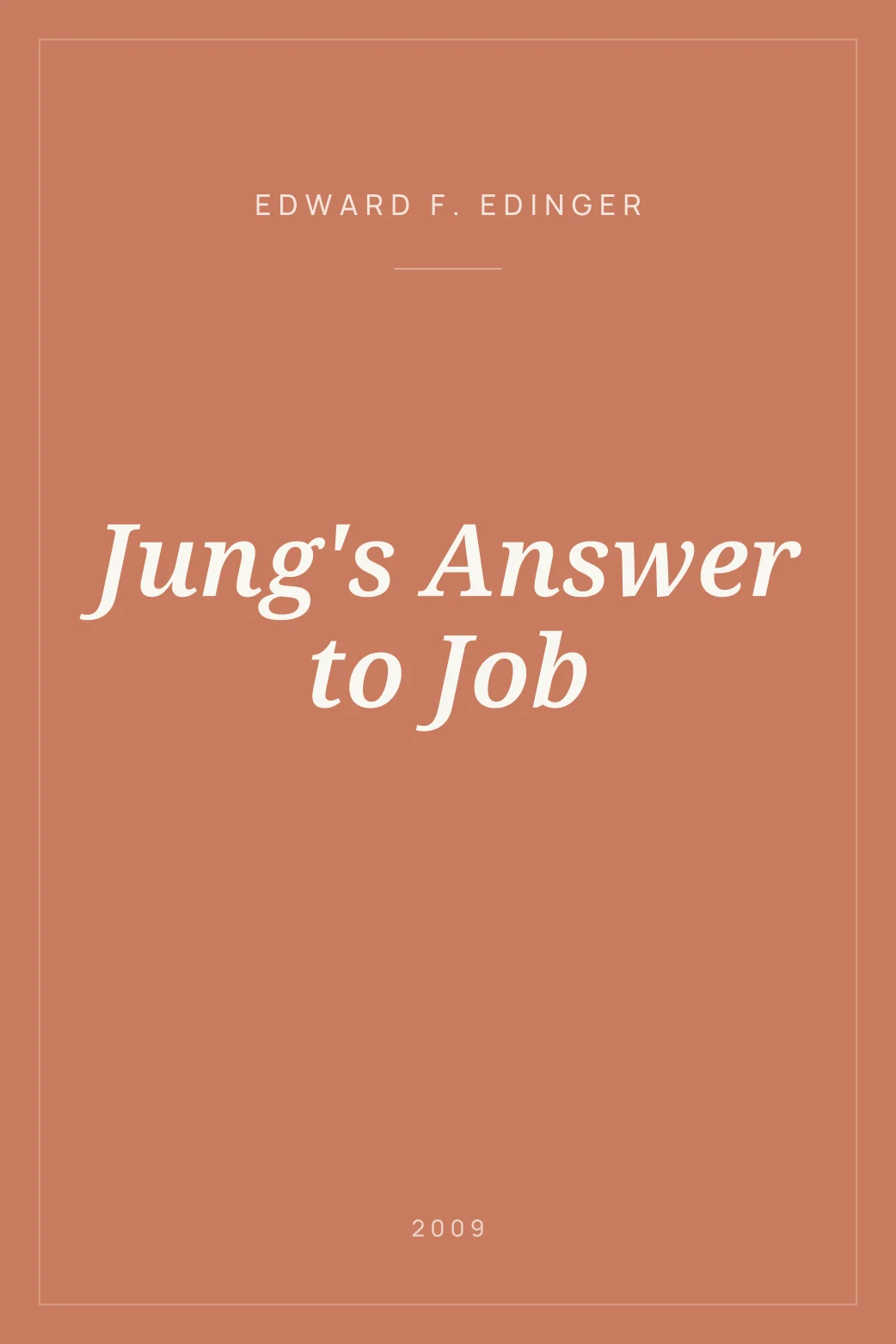 Portada de Jung's Answer to Job