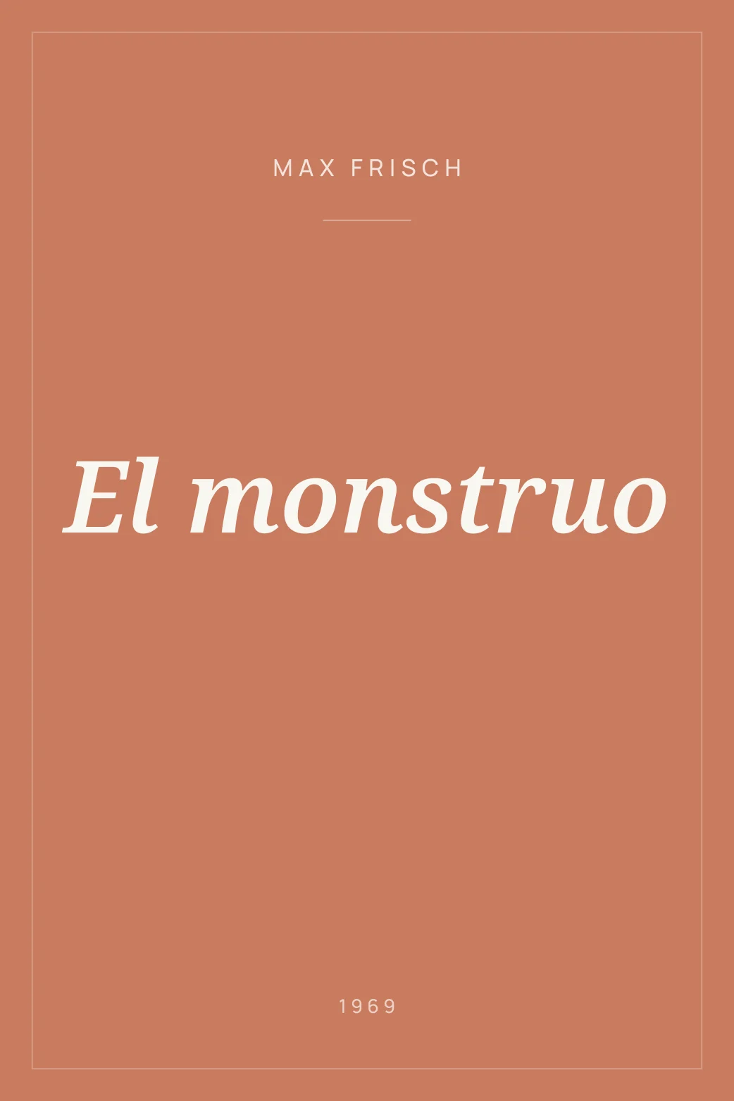 Portada de El monstruo