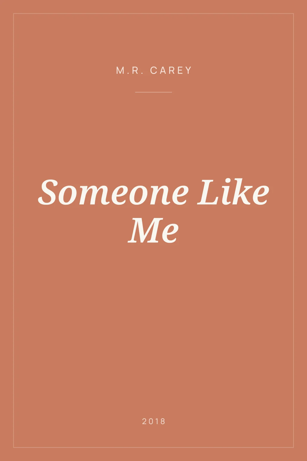 Portada de Someone Like Me