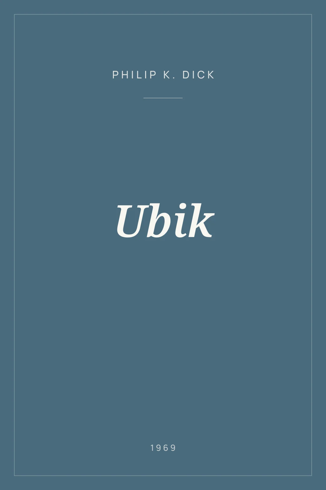 Portada de Ubik