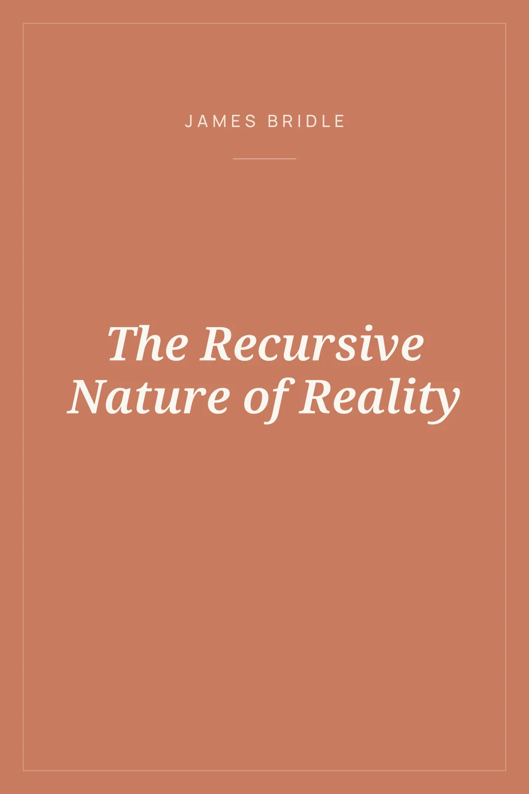 Portada de The Recursive Nature of Reality