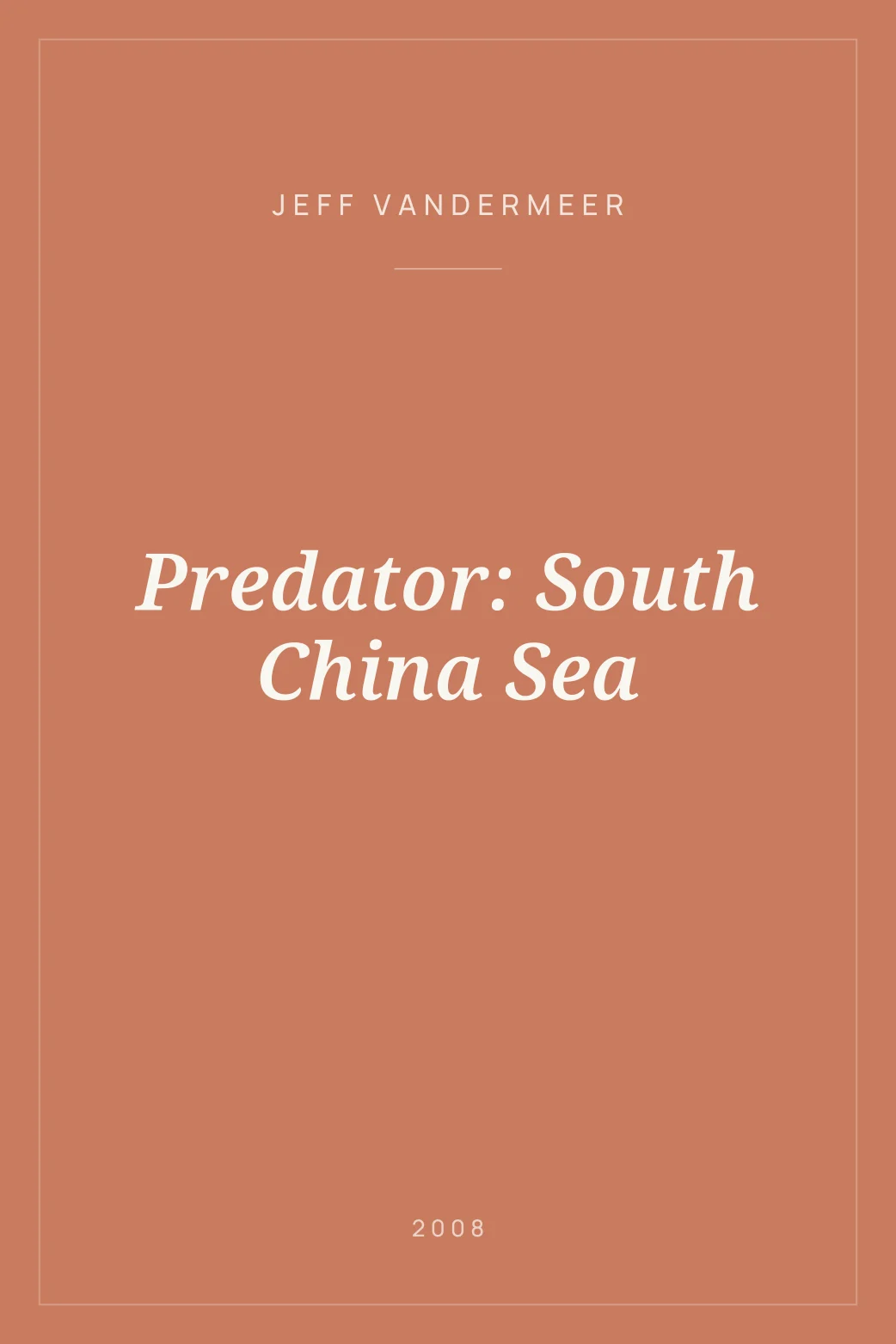 Portada de Predator: South China Sea